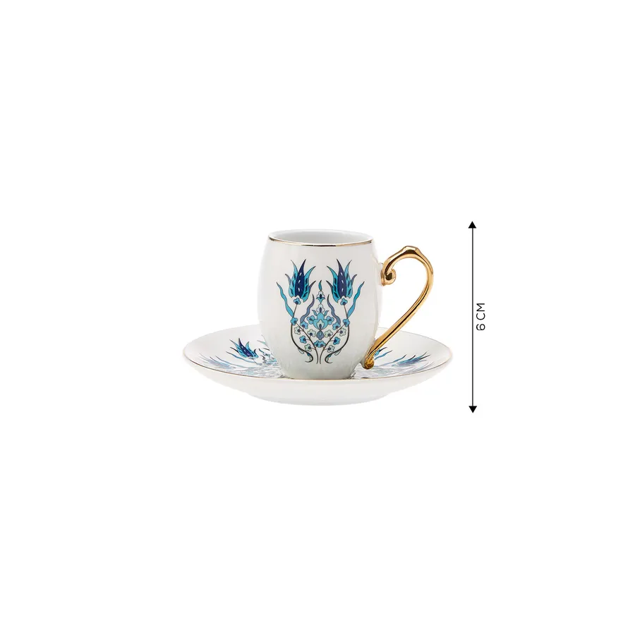 Karaca Iznik Mokkatassen Set für 6 Personen V2 - Image 6